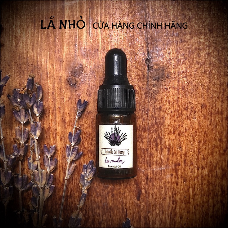 Tinh dầu thiên nhiên LÁ NHỎ - Lavender - Nguyên chất -  - An Toàn - Không hóa chất - Đã được kiểm định