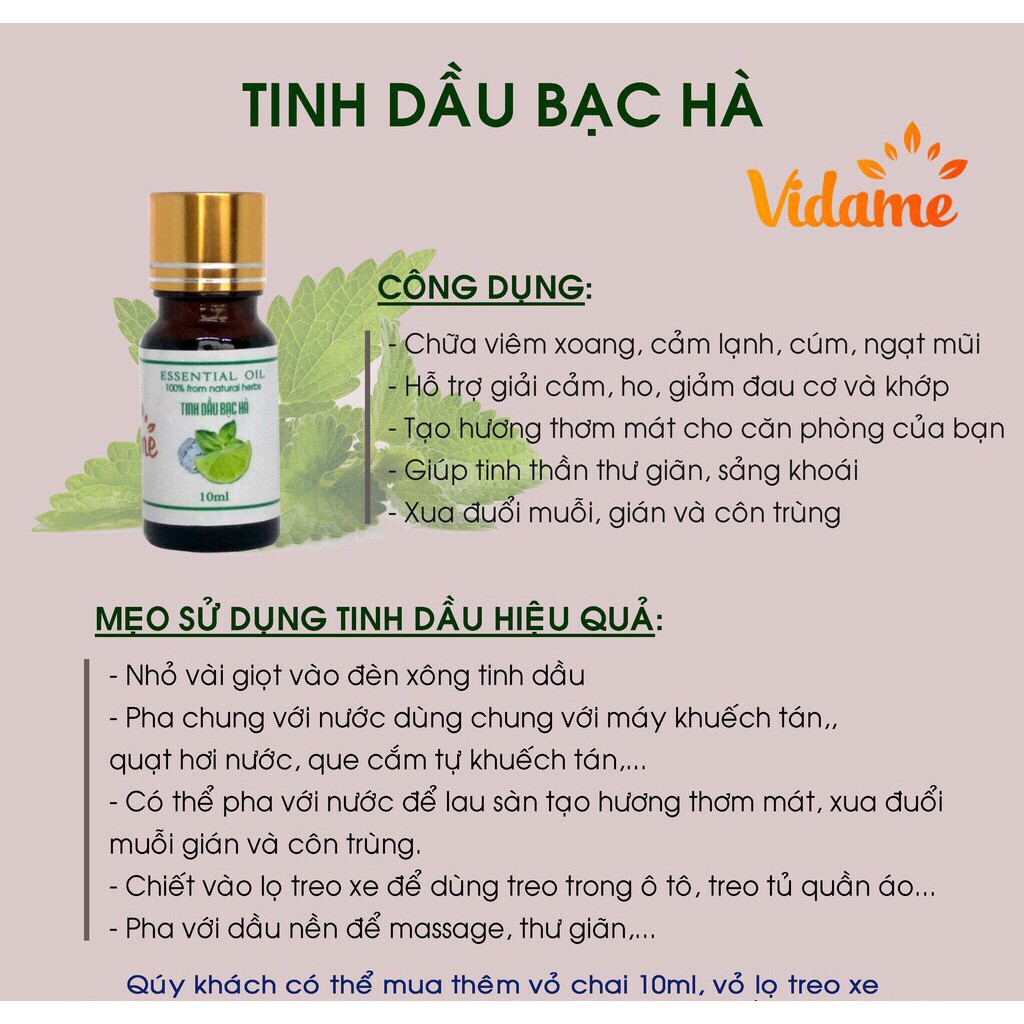 [Mua 5 chai tinh dầu bất kỳ] Tặng 1 Vỏ lọ tinh dầu treo xe ô tô - lọ hình kim cương sang trọng, đẳng cấp