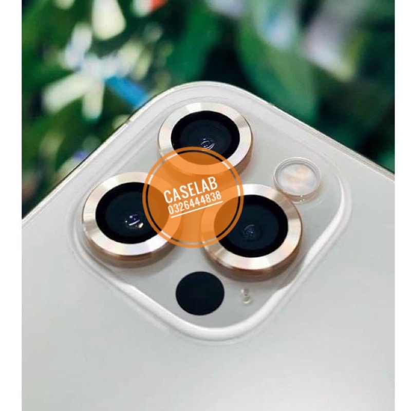 Ốp viền camera kim loại không kính cho iphone 11, 11 pro/ promax, 12, 12 mini, 12 pro, 12 pro max