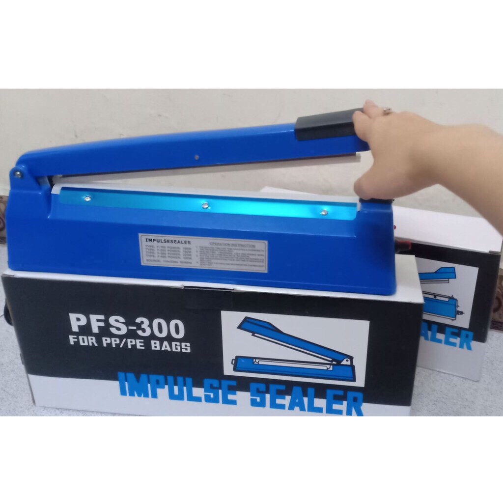 [GIẢM GIÁ] Máy hàn miệng túi Impulse Sealer PFS 300 (300mm),Máy hàn miệng túi bằng tay PFS300 - 30cm