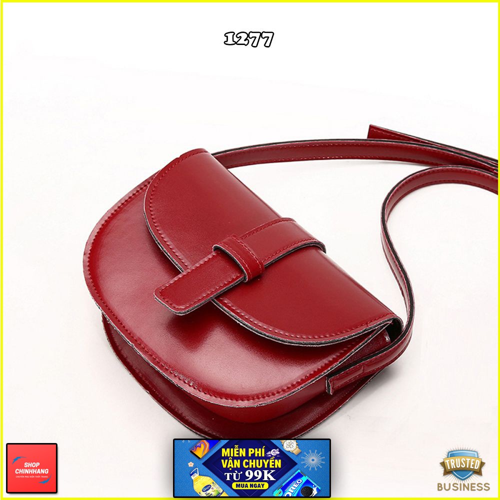 Túi đeo chéo thời trang✨FREESHIP✨túi da PU mềm mại hình bán nguyệt sang chảnh SH1277