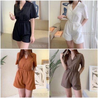 Jumpsuits cổ vest chun eo MEW