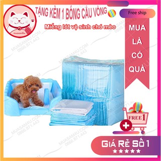Miếng lót vệ sinh chó mèo ⚡𝐒𝐔𝐏𝐄𝐑 𝐒𝐀𝐋𝐄 - 𝐅𝐑𝐄𝐄𝐒𝐇𝐈𝐏⚡ Tã Lót Vệ Sinh Cho Chó Mèo [Miếng lẻ] khử mùi siêu thấm