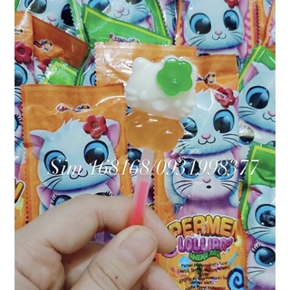 Kẹo mút mèo kute phát sáng