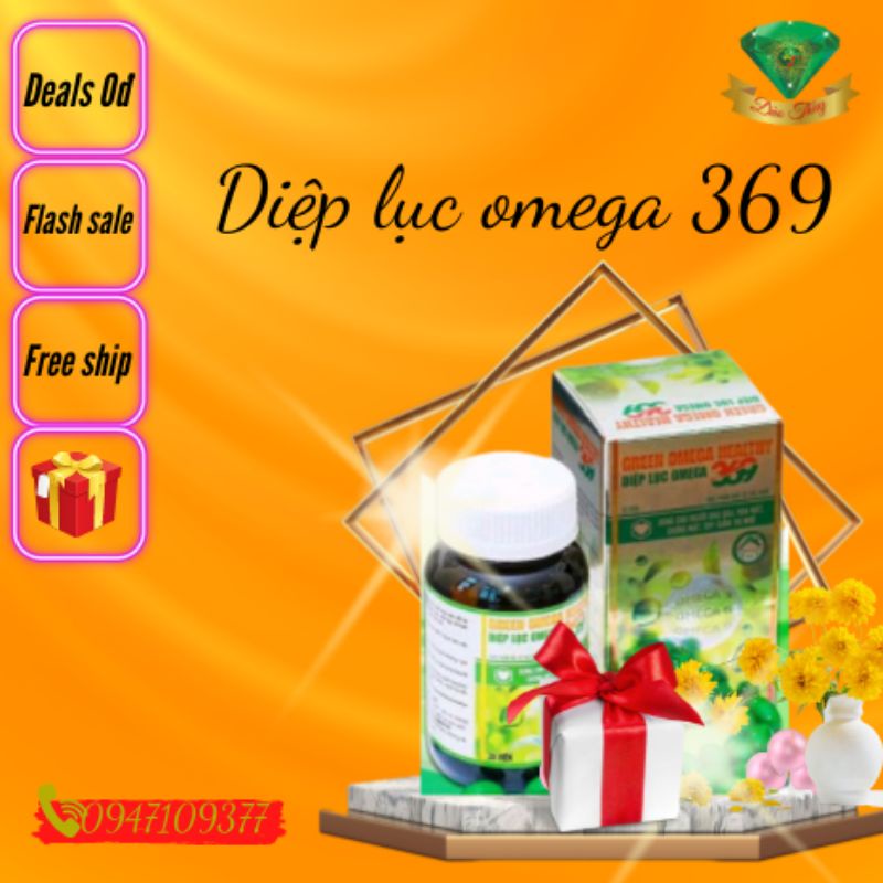 Diệp lục Omega 369 - Green Omega Healthy[sale mua 1 tặng 1]