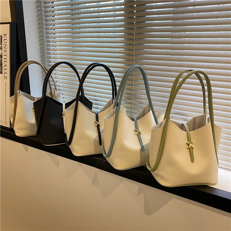 Túi Xách Kẹp Nách Cỡ Lớn Thiết Kế Đơn Giản Thời Trang Cho Nữ