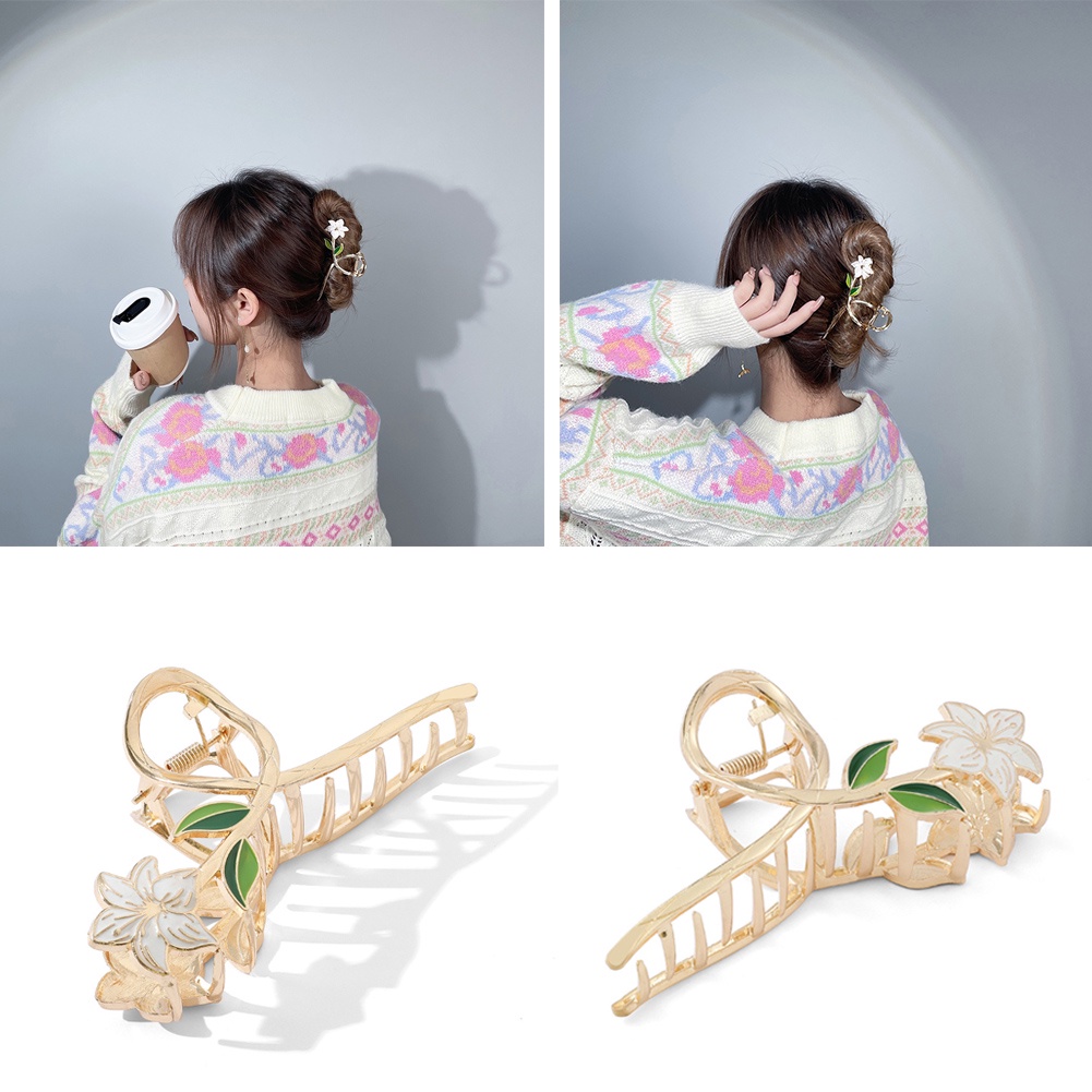 Kẹp Tóc Hình Hoa Lily Thời Trang Nữ