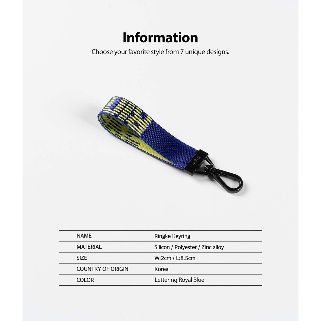 Ringke Key Ring Dây đeo chính hãng Ringke strap có đầu móc khóa