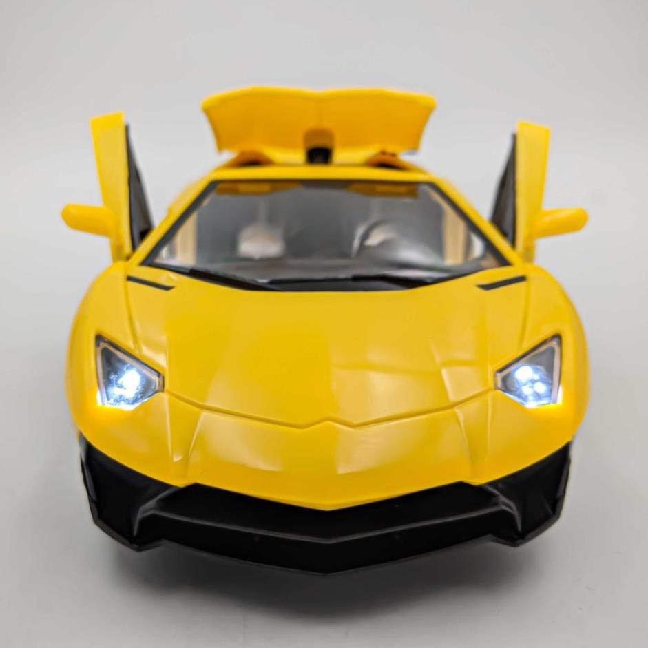 [Khai trương giảm giá] SIêu Xe Lamborghini điều khiển - Đóng mở cửa - 1:18 - Pin sạc