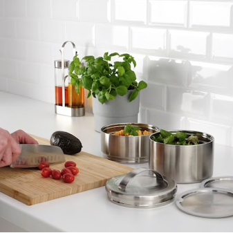 Cặp lồng 2 ngăn inox FÖRSKAFFA IKEA