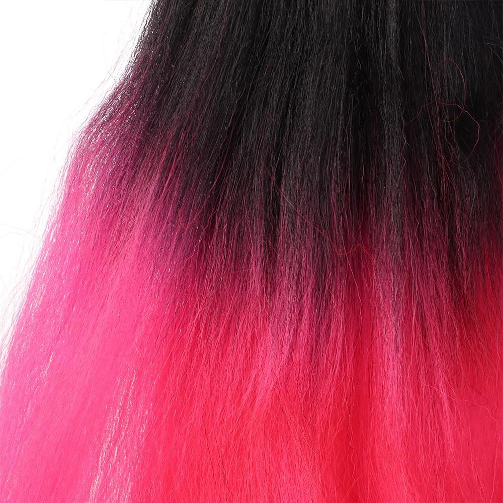 Bím Tóc Giả Bằng Sợi Tổng Hợp Màu Ombre Dành Cho Nữ