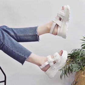 Giày sandal đế cao ulzzang siêu nhẹ 1594 kèm ảnh thật