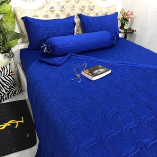 Bộ drap thun gấm hàn quốc thương hiệu latico cao cấp có sẵn 40 màu