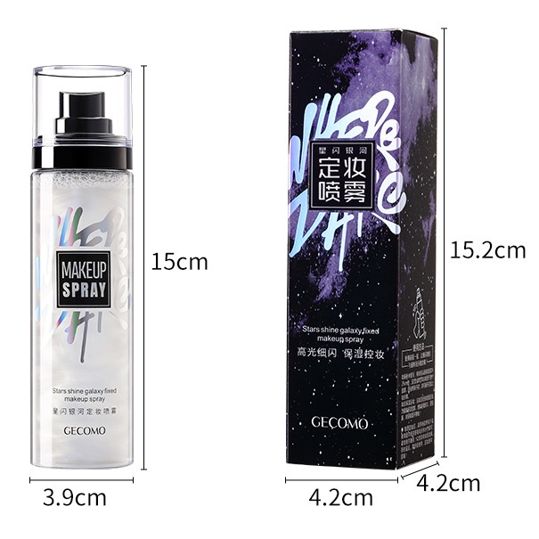 Xịt dưỡng ẩm khóa lớp trang điểm Gecomo Makeup Spray 100ml