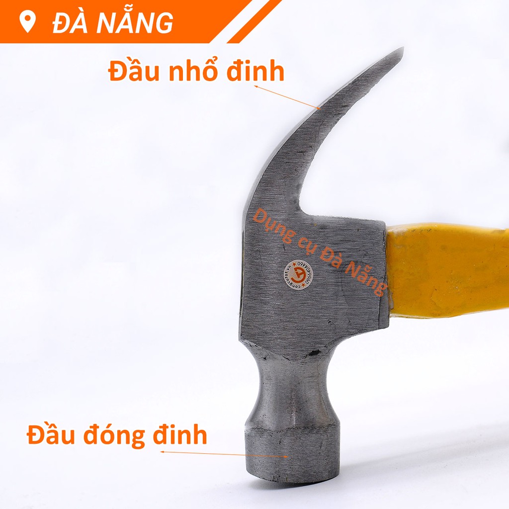 Búa nhổ đinh cán vàng 16inch