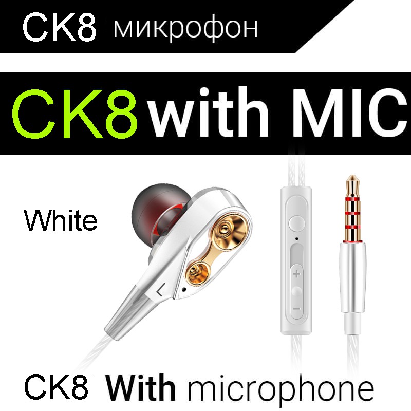 Tai nghe thể thao nhét tai âm thanh HiFi QKZ CK8