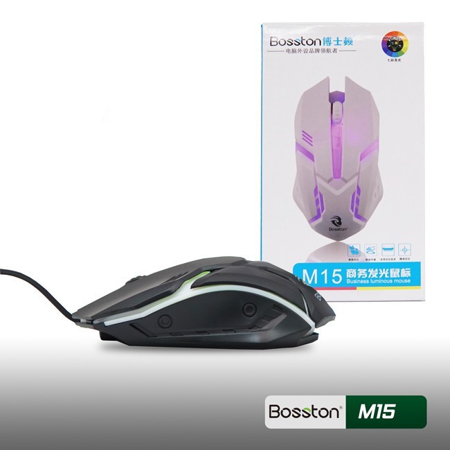 Chuột Có Dây Gaming Bosston M15 LED