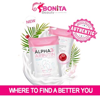 Xà phòng trắng da toàn thân alpha arbutin 3 plus soap for body 80g thái lan