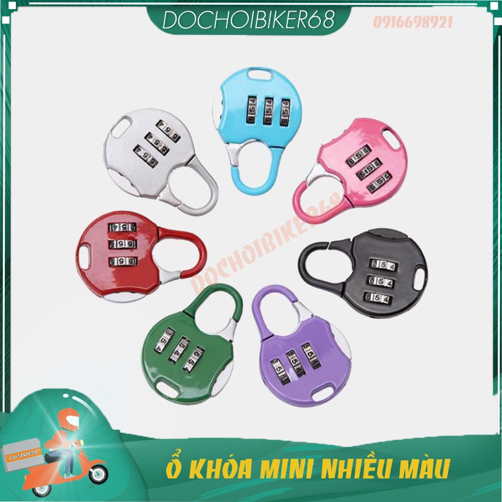 ⚡️Rẻ⚡️ 🏅🏅 Ổ khóa số mini dễ thương loại nhỏ
