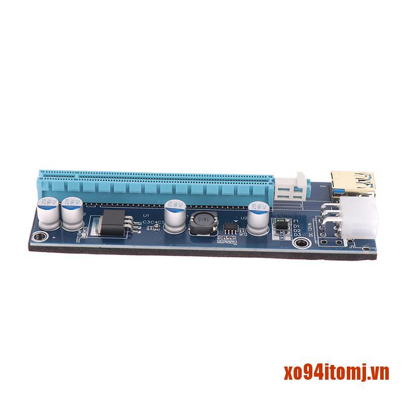 Card Mở Rộng Pcie Ver009S Usb 3.0 Pci-E Riser Express 1x Sang 16x Cho Btc M | BigBuy360 - bigbuy360.vn