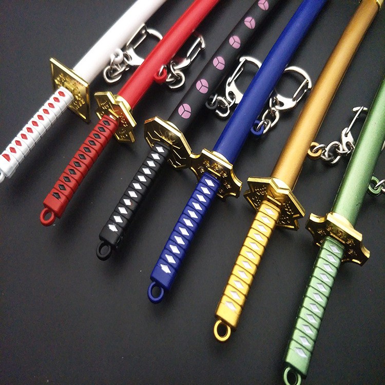 Mô hình Móc khóa Kiếm katana Kim loại titan không gỉ