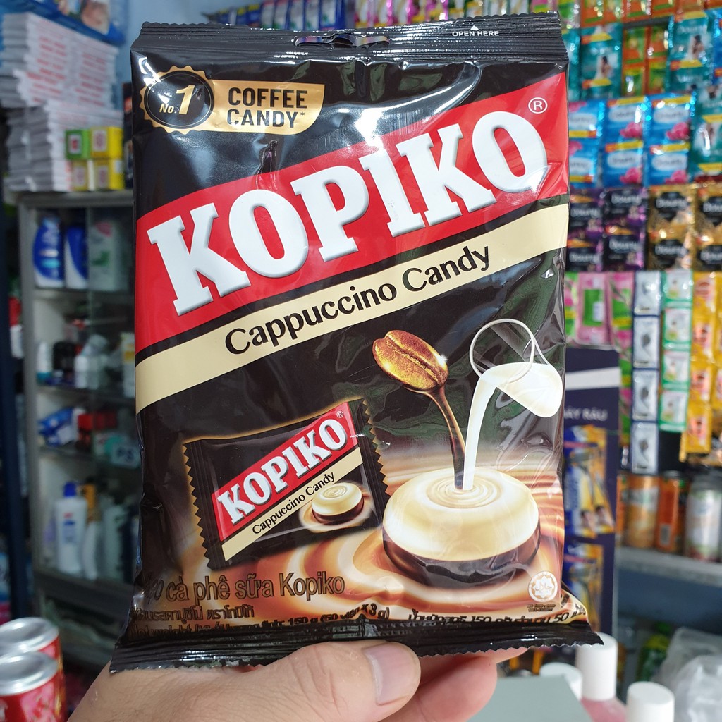 KẸO KOPIKO VỊ CÀ PHÊ / VỊ CÀ PHÊ SỮA - GÓI 150G