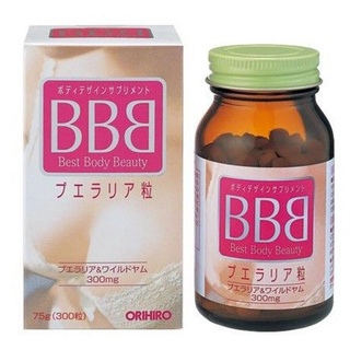 0Viên uống nở ngực ORIHIRO BBB Best Beauty Body 300 viên giúp tăng