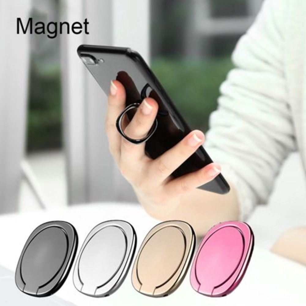 Giá đỡ điện thoại kiểu chiếc nhẫn bằng kim loại có nam châm | BigBuy360 - bigbuy360.vn