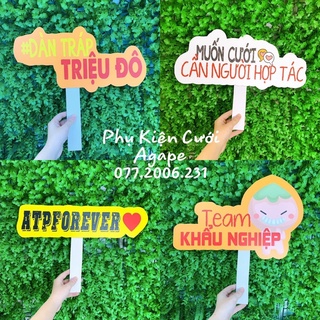 Combo 10 cái hashtag đám cưới ( khách chọn mẫu )