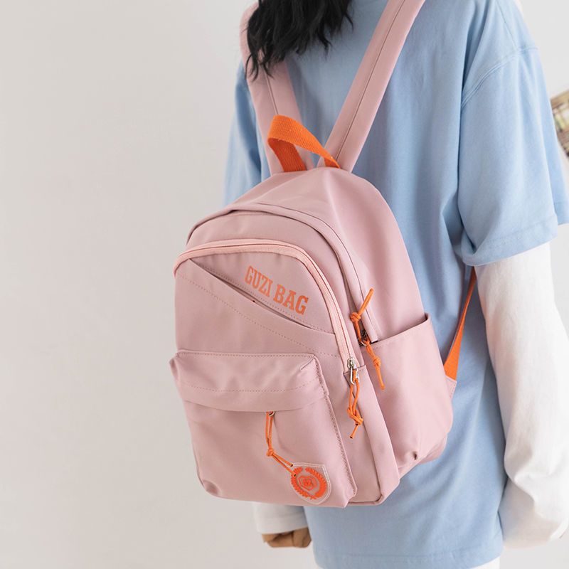 Ba Lô Nylon Siêu Nhẹ Nhỏ Chống Thấm Nước Phong Cách Nhật Bản Cho Nữ