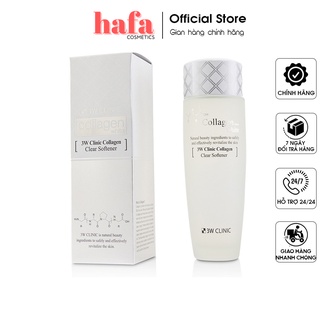 Nước hoa hồng dưỡng trắng, tái tạo da 3W Clinic Collagen White Clear Softener 150ml _ 3W Clinic Chính Hãng