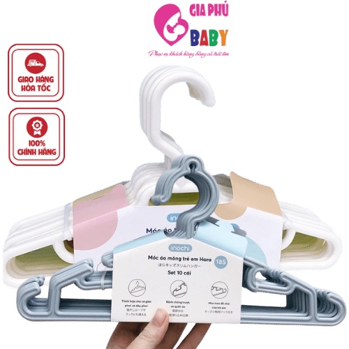 Sét 10 Móc Treo Đồ Nhật Inochi