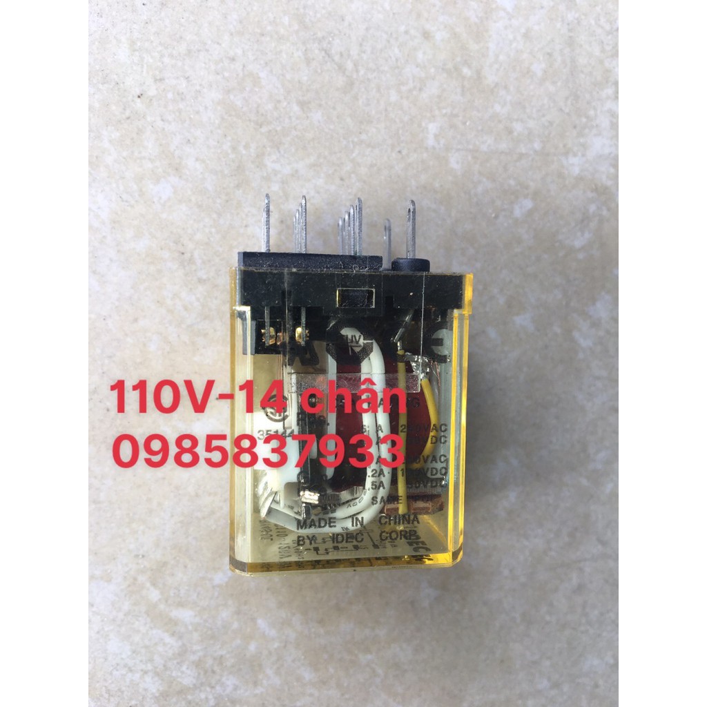 Rơ le 14 chân 110V Idec nhật tại Máy NTT bảo hành dài hạn an toàn hiệu quả dễ dàng độ bền cao