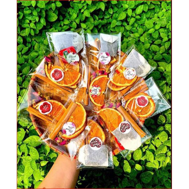 CAM QUẾ NỤ HỒNG DETOX SET 15 GÓI thảo mộc đẹp da chống lão hóa tốt cho sức khỏe