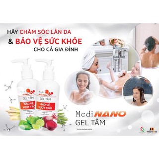 Gel tắm medi nano công nghệ nano bạc