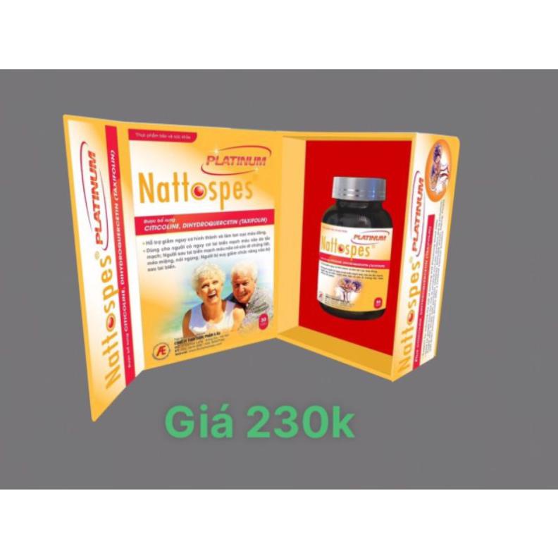 [CHÍNH HÃNG ] Nattospes PLATINUM công thức cải tiến mới phòng tai biến mạch máu não