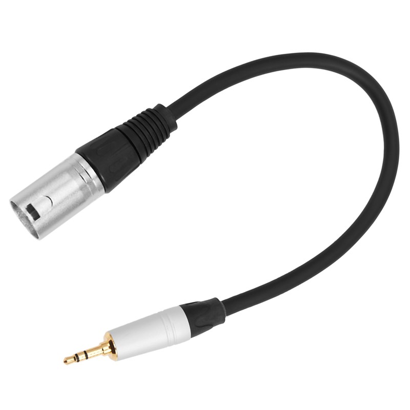 Cáp xlr 0.3m 3.5mm male sang 3 pin xlr male