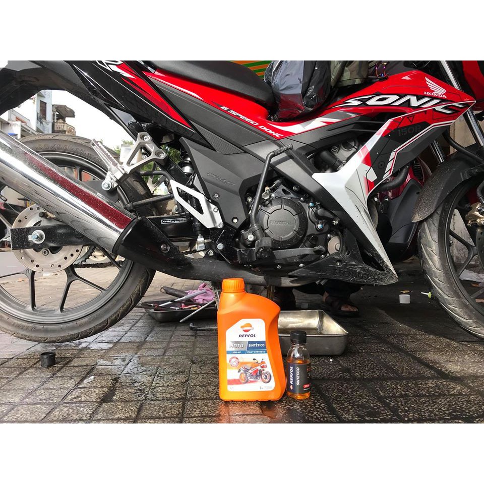 Nhớt Repsol Moto Sintetico 4T 10W40 chai 1L hoặc 1L1, 1L2, 1L3