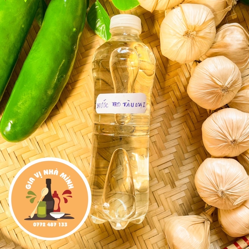 NƯỚC TRO TÀU DẠNG LỎNG LOẠI 1 ĐÓNG CHAI 500ML