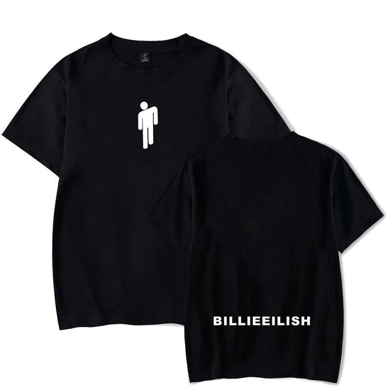 Áo Thun Cotton Tay Ngắn In Hình Billie Eilish Plus Size 4XL 253A Thời Trang Unisex