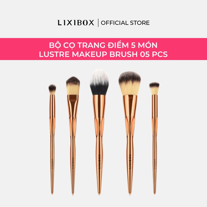 Bộ Cọ Trang Điểm Lixibox Makeup Brush 05pcs Set