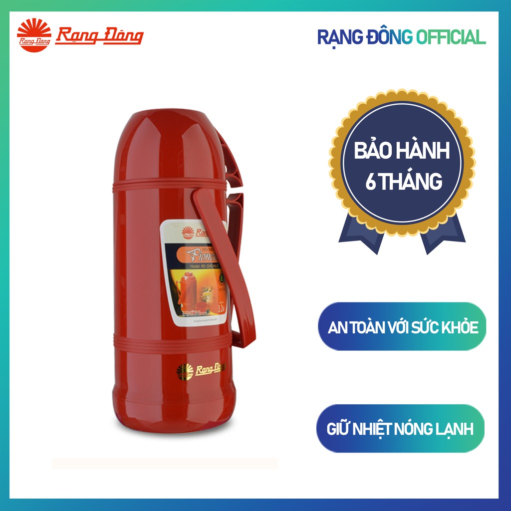 Phích đựng nước nóng Rạng Đông cao cấp 3,2L RD 3245 N1.E
