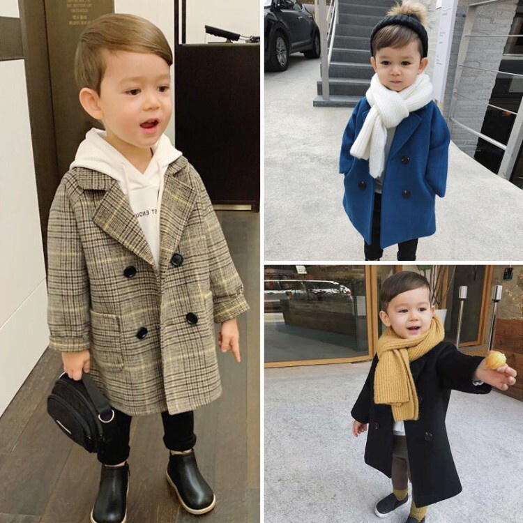 Áo khoác dạ cho bé nhiều màu siêu xinh 1-5 tuổi