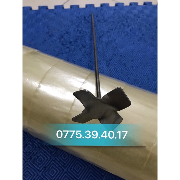 Đũa khuấy 4 cánh Inox 304 nâng năng suất máy khuấy mỹ phẩm 60W - 1 cái