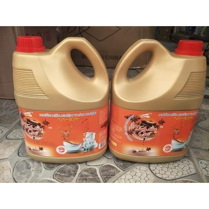 Can to 3,6L nước rửa bát hương quế Dix