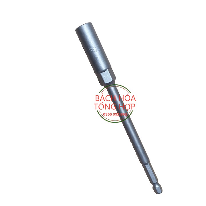 Chụp bulong, tuýp vặn khẩu sâu lòng 8mm và 10mm cho khoan, bắn vít dài 150mm