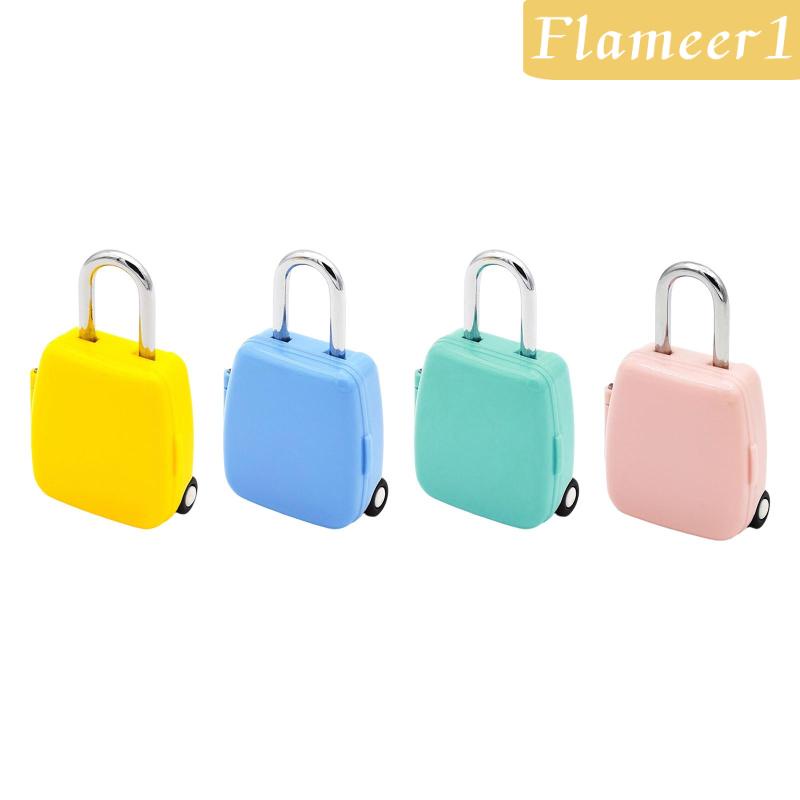 [Flameameer1] Ổ Khóa 3 Số Mini Dùng Cho Hộp Dụng Cụ Trưng Bày / Tủ Đồ Phòng Gym / Trường Học
