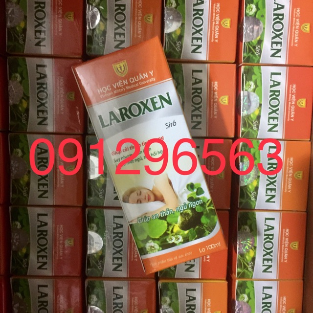 Siro Laroxen của Học viện Quân Y giúp ngủ ngon, cải thiện tình trạng lo âu suy nhược giảm stress