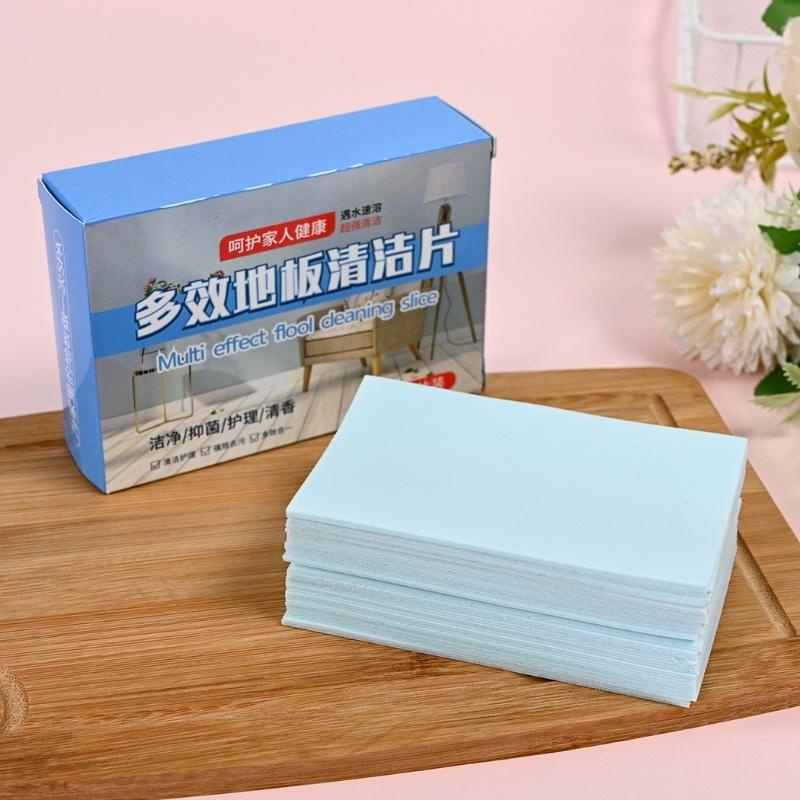 Giấy Lau Sàn Nội Địa Trung Hộp 30 Miếng Nước Lau Sàn An Toàn Tiện Ích Tẩy Sạch Vết Bẩn Diệt Khuẩn Tỏa Hương Thơm Mát