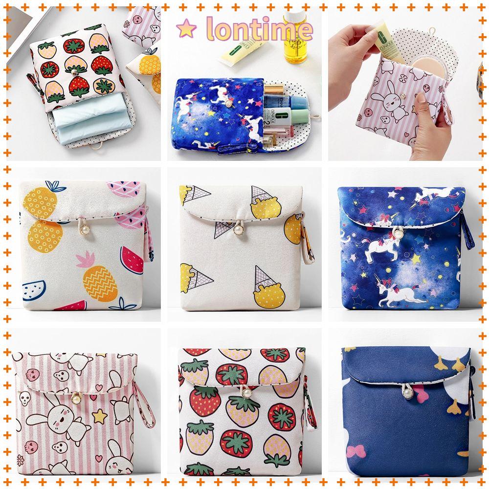 Túi đựng xu băng vệ sinh sức chứa lớn họa tiết hoạt hình dễ thương